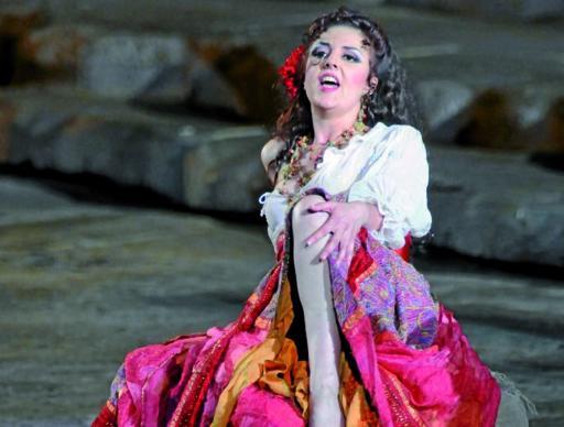 
 Geraldine Chauvet nel ruolo di Carmen FOTO BRENZONI