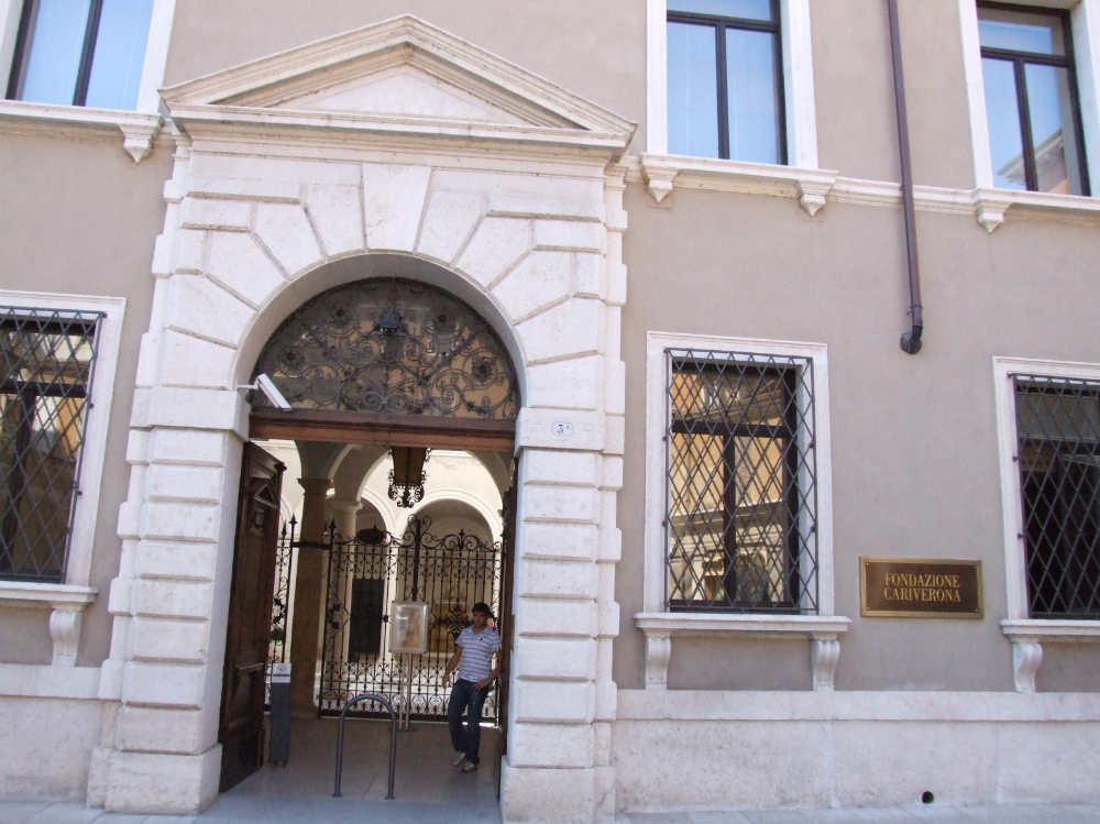 Esterni della sede della Fondazione Cariverona 