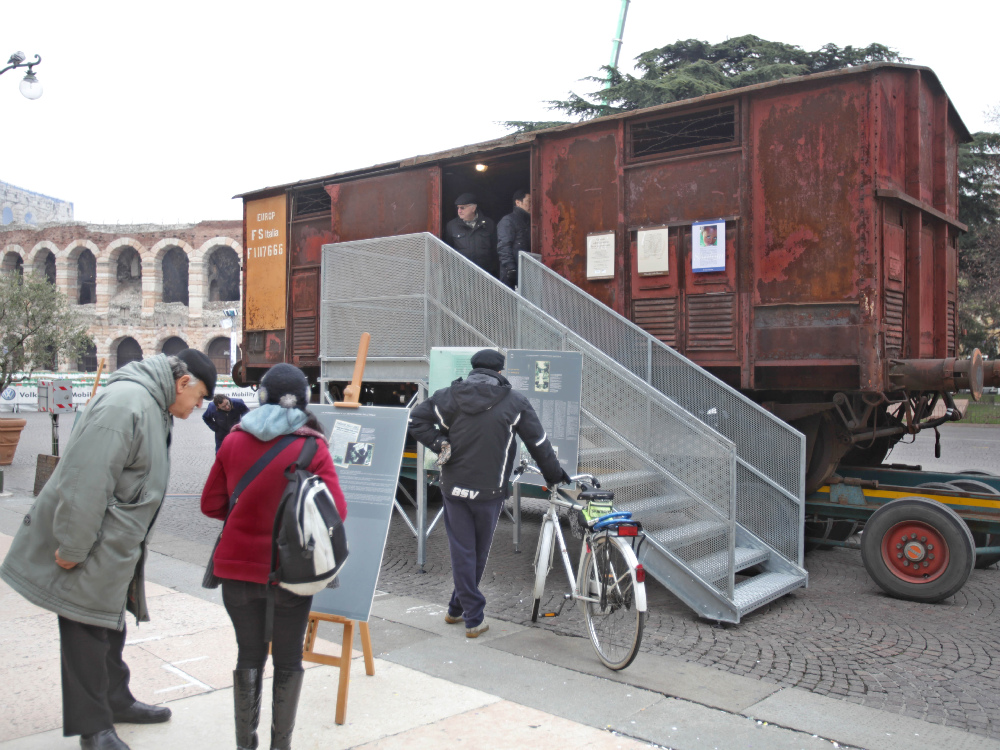 Giornata della Memoria, il vagone per ricordare la Shoah