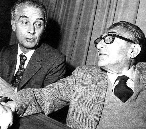 
 Antonio Giolitti con Riccardo Lombardi, due esponenti critici della sinistra perennemente incompresi