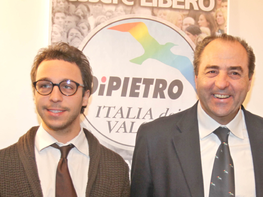 Bernardo Calasanzio con Antonio Di Pietro