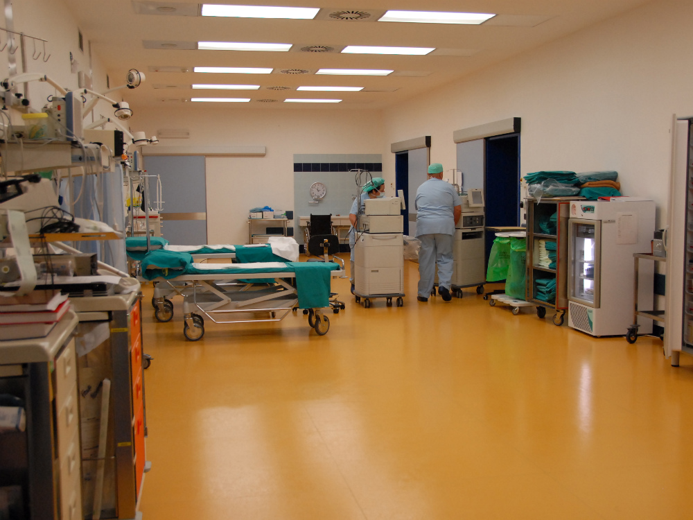 Un reparto dell’ospedale Magalini di Villafranca FOTO PECORA 