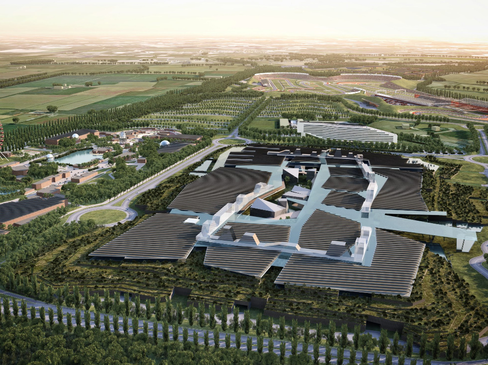 Veduta virtuale dell’autodromo che sarà costruito a Trevenzuolo e Vigasio 
