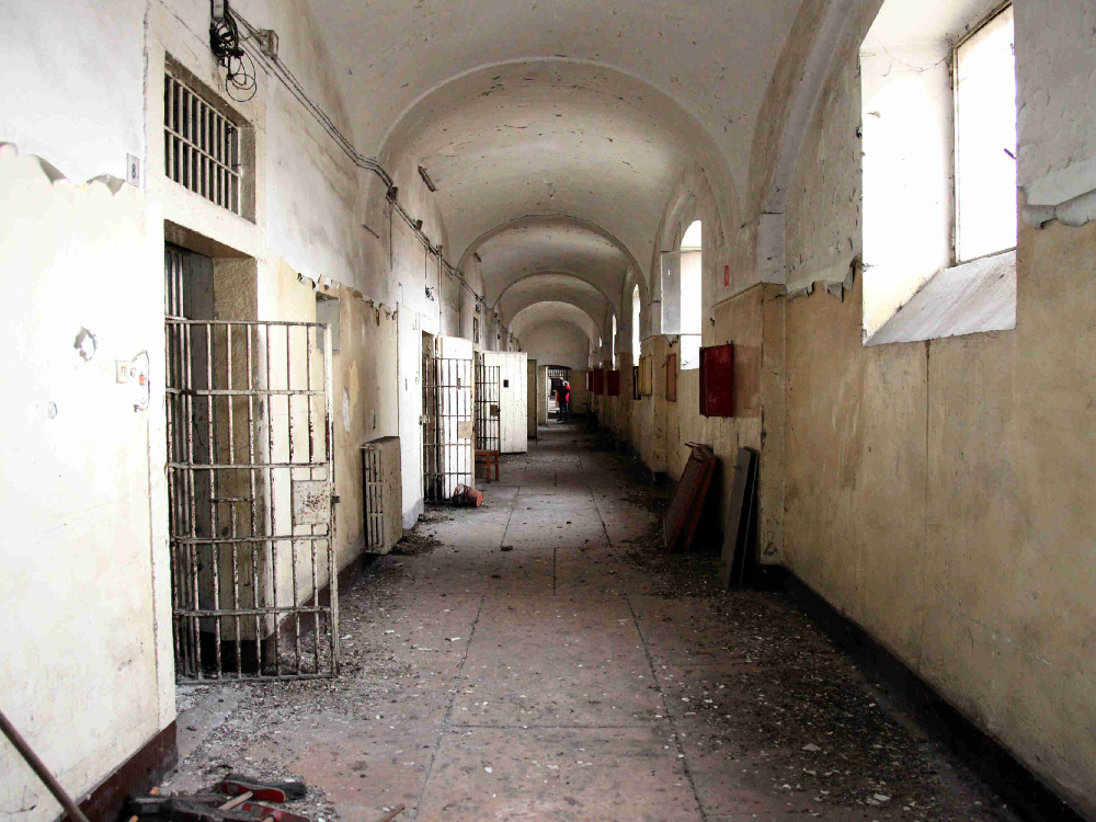Interni dell'ex carcere Campone di Via del Fante