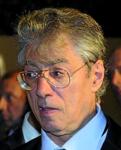 
 Il leader leghista Umberto Bossi
