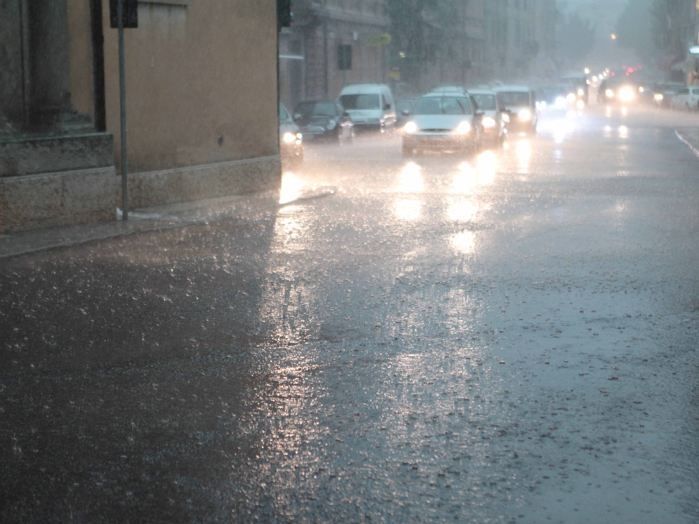 Temporale in città