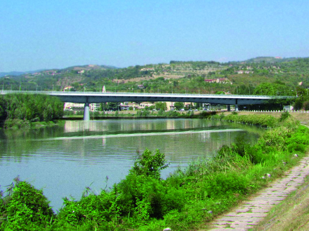 Rendering fatto dalla Technical per il progetto del ponte di Parona