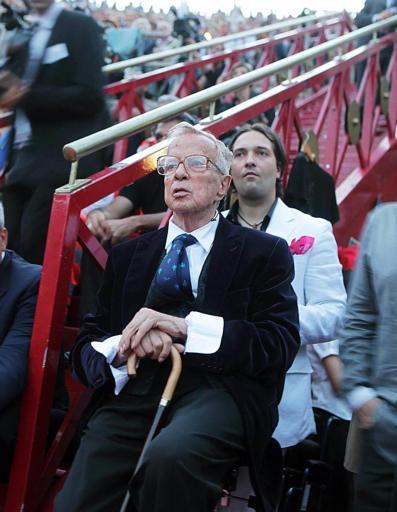 
 Franco Zeffirelli in platea alla prima di «Turandot» FOTO MARCHIORI