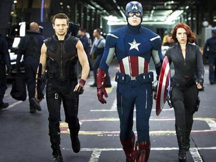 Una scena di The Avengers