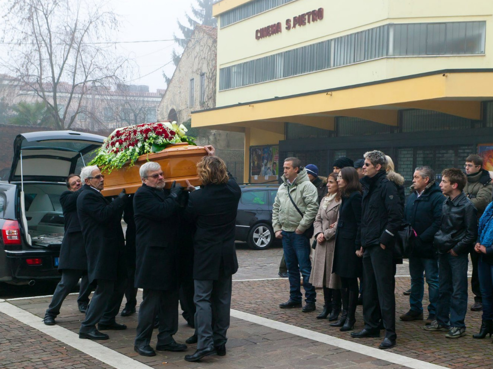 Montecchio Vicentino, funerali dell'imprenditore Tamiozzo