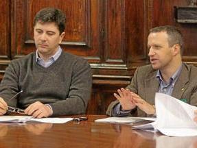 Tosi con il vicesindaco Giacino e gli assessori Pisa e Benetti. Riconferme per tutti
