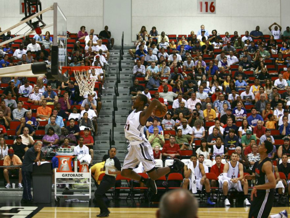 Un match di Summer league a Las Vegas 